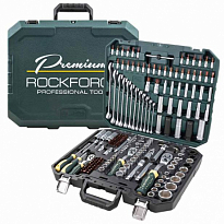 Набор инструмента RF-38841-PREMIUM: 1/2"&1/4"&3/8"DR с 6-гранными головками 216пр. ROCKFORCE /1/2